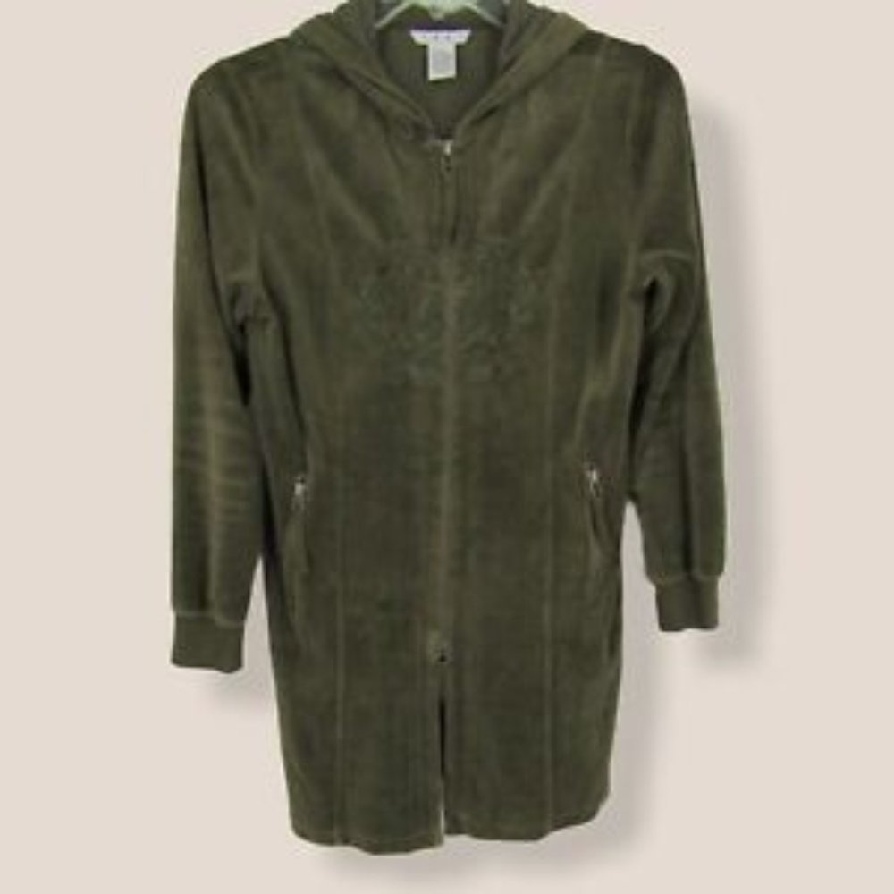 CAbi #406 Long Velour Jacket